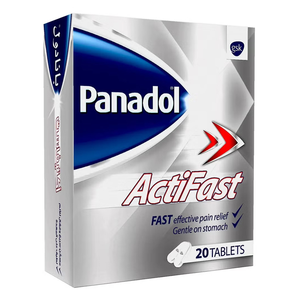 Panadol - Actifast 500 mg Tablets - 20 Count