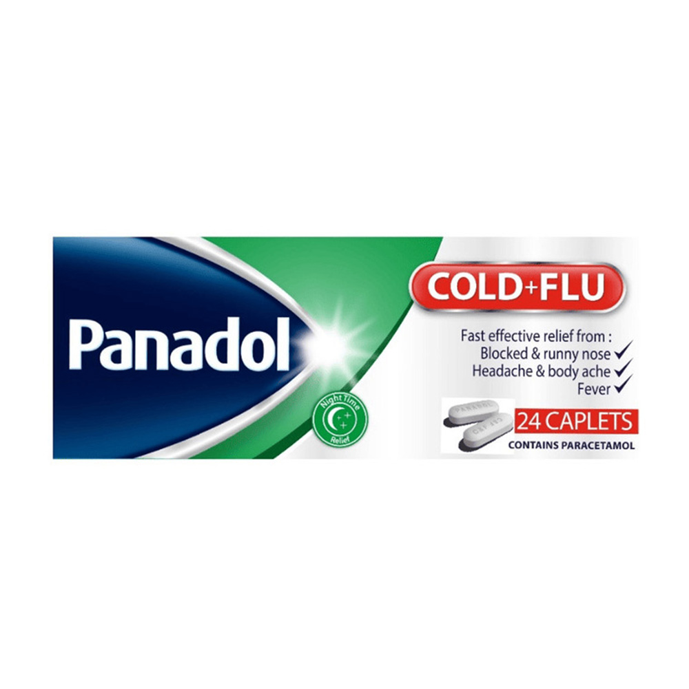 Panadol - Cold And Flu Caplets - 24 Count
