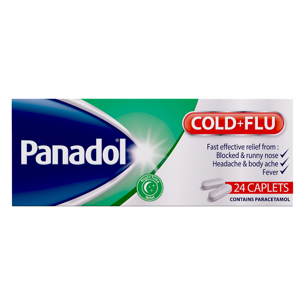Panadol - Cold And Flu Caplets - 24 Count