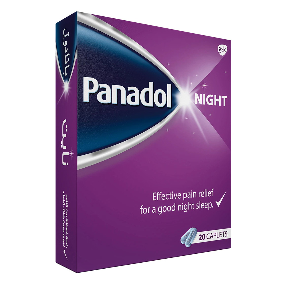 Panadol - Pain Relief Night Caplets - 20 Caplets