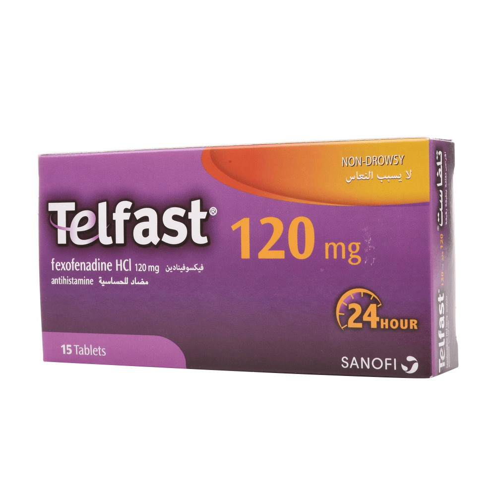 Telfast 120 Mg Tablet - 15 Pcs