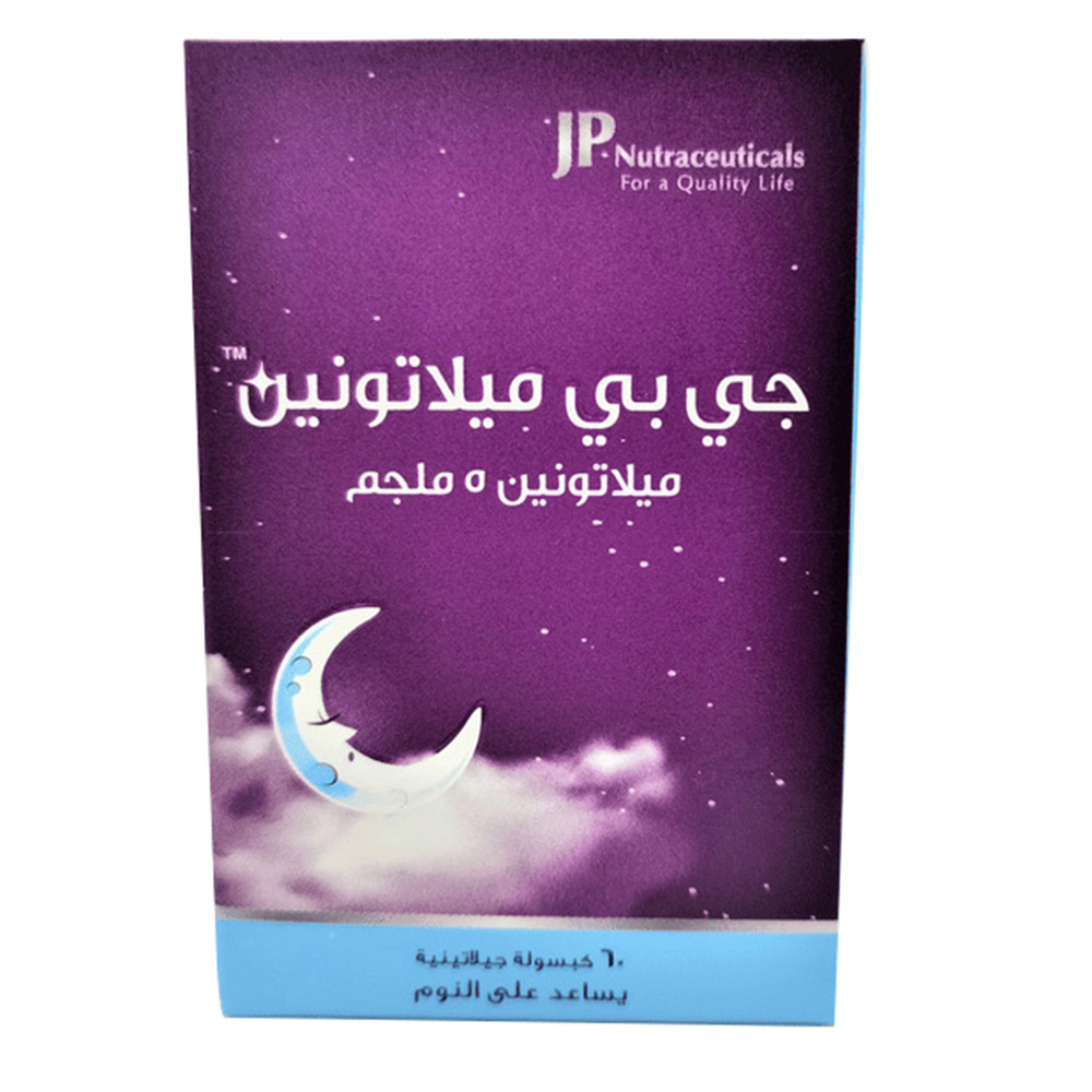 JP Nutraceuticals - Melatonin 5 mg - 60 Capsules