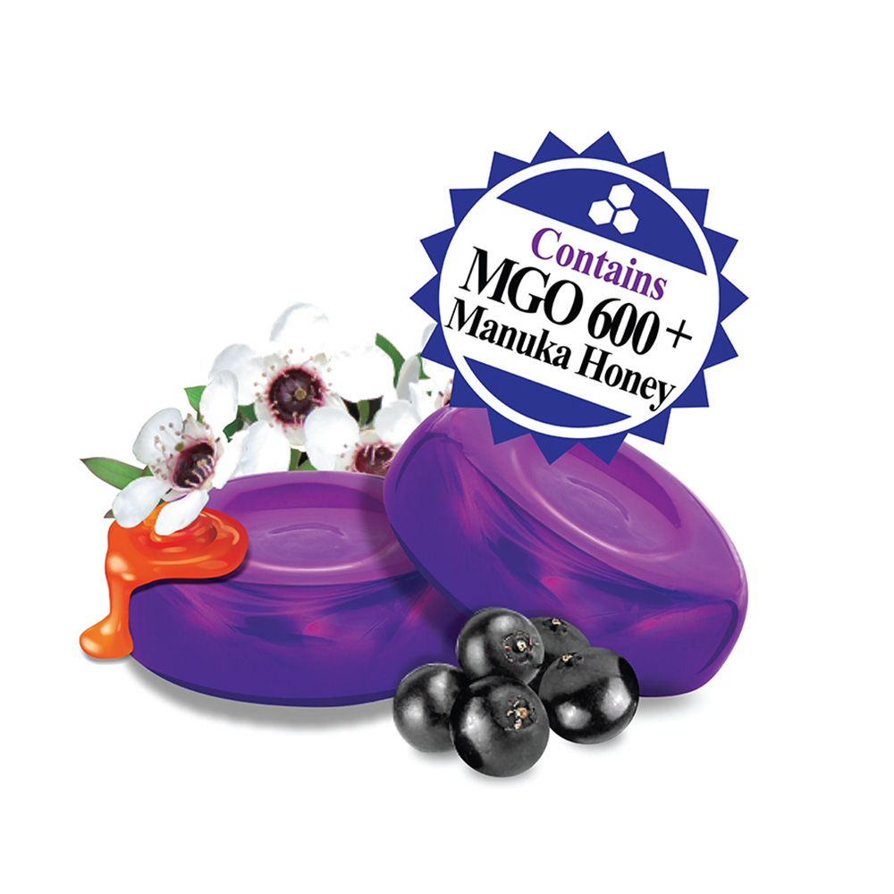 Mothernest - Elderberry Manuka Honey - 12 Lozenges