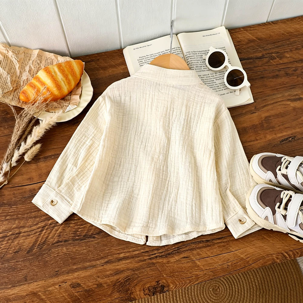 Taiyage - Baby Slub Cotton Shirt