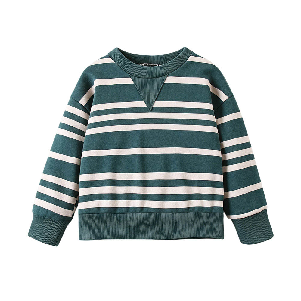 Taiyage - Baby Boy's Long Sleeves Striped Sweatshirt