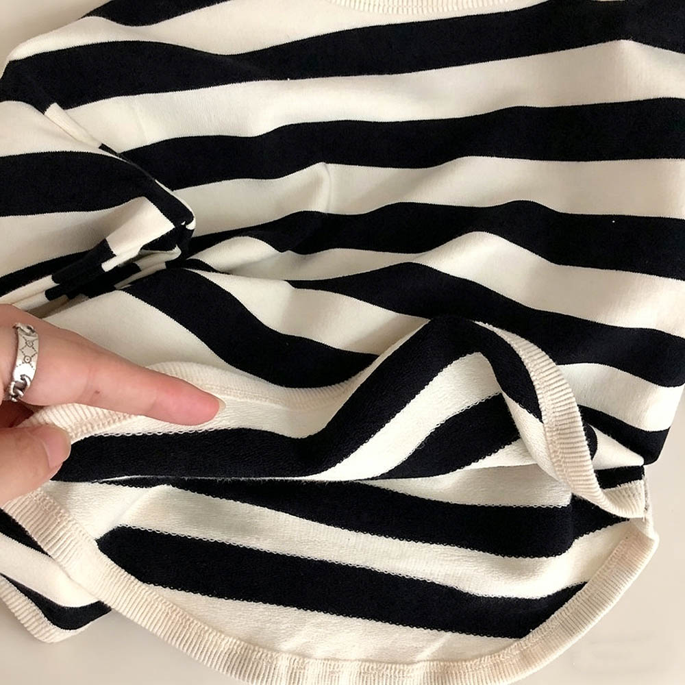 Taiyage - Baby Striped Pullover T-Shirt