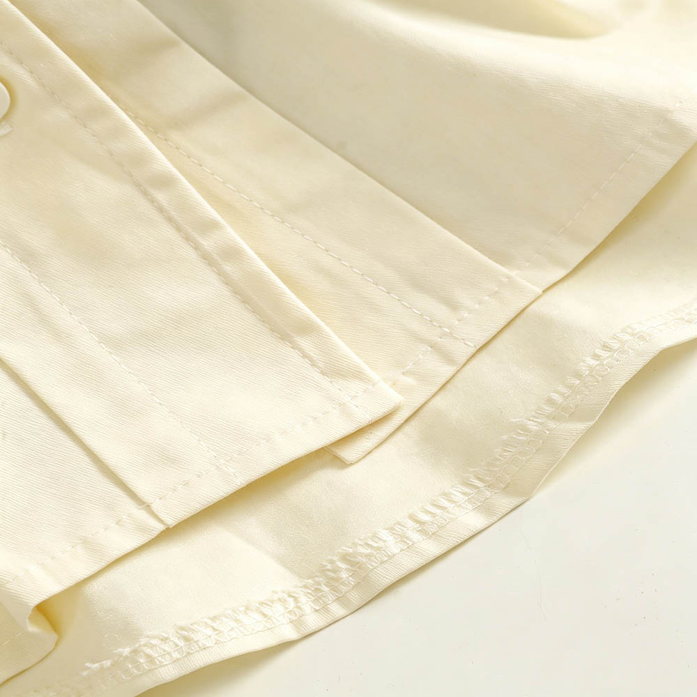 Taiyage - Baby Boy's Long Sleeves Button-Down Shirt With Removable Tie - Beige