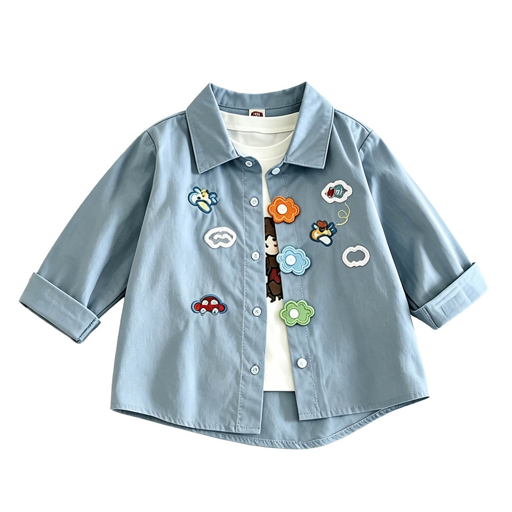 Taiyage - Baby Boy's Embroidered Long Sleeves Shirt