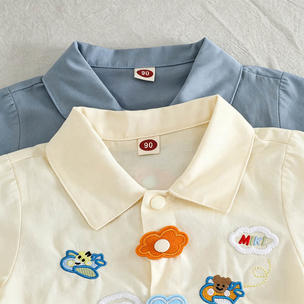 Taiyage - Baby Boy's Embroidered Long Sleeves Shirt