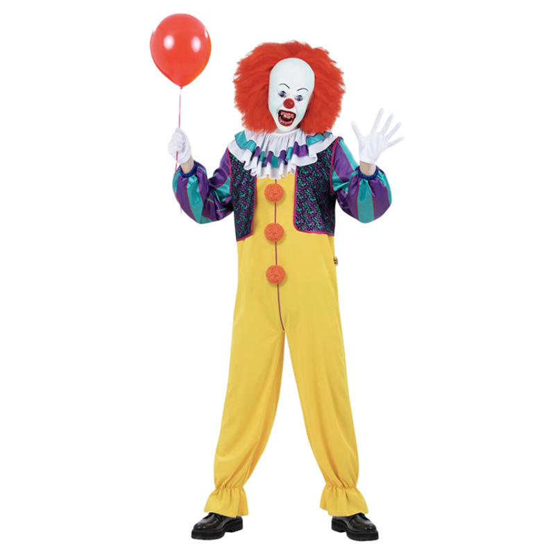 Smiffys - IT Classic 1990 Pennywise All-in-One Costume