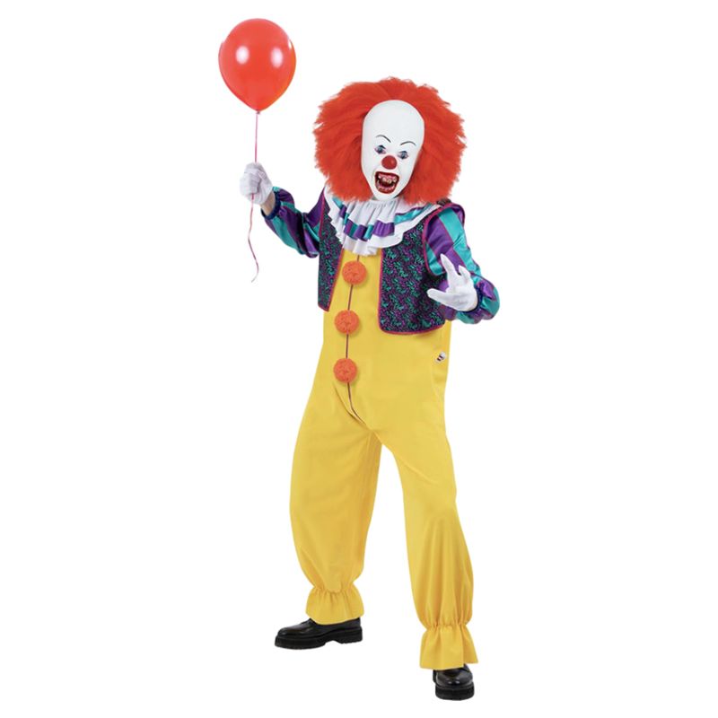 Smiffys - IT Classic 1990 Pennywise All-in-One Costume