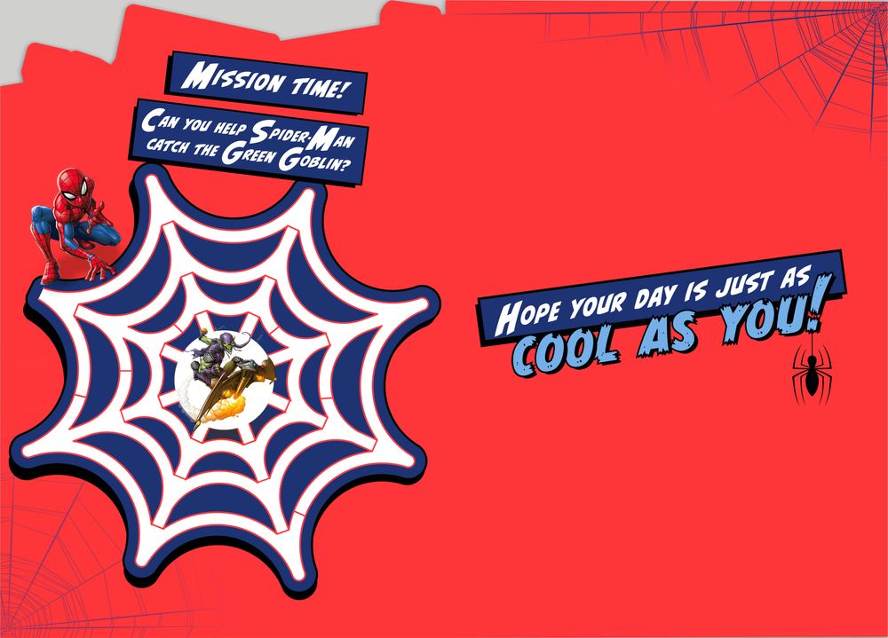 Hallmark - Happy Birthday Son Amazing Marvel Spider-man Greeting Card