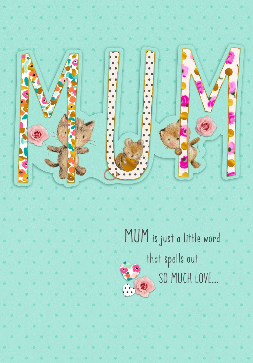 Hallmark - Happy Birthday Mum So Much Love Greeting Card