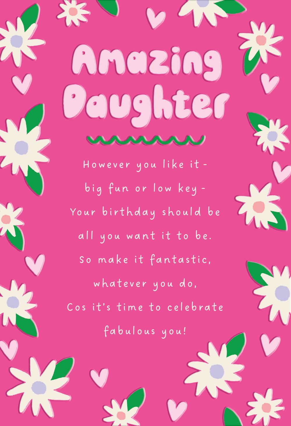 Hallmark - Happy Birthday Daughter Amazing Greeting Card