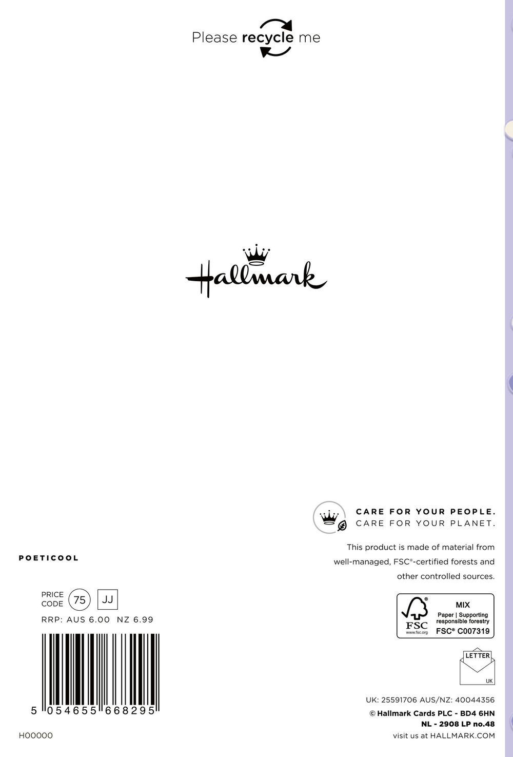 Hallmark - Happy Birthday To My Wife Greeting Card