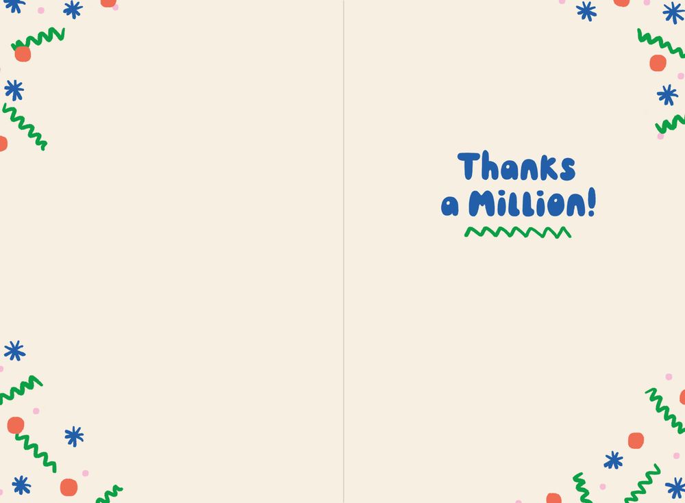 Hallmark - Thank You Greeting Card