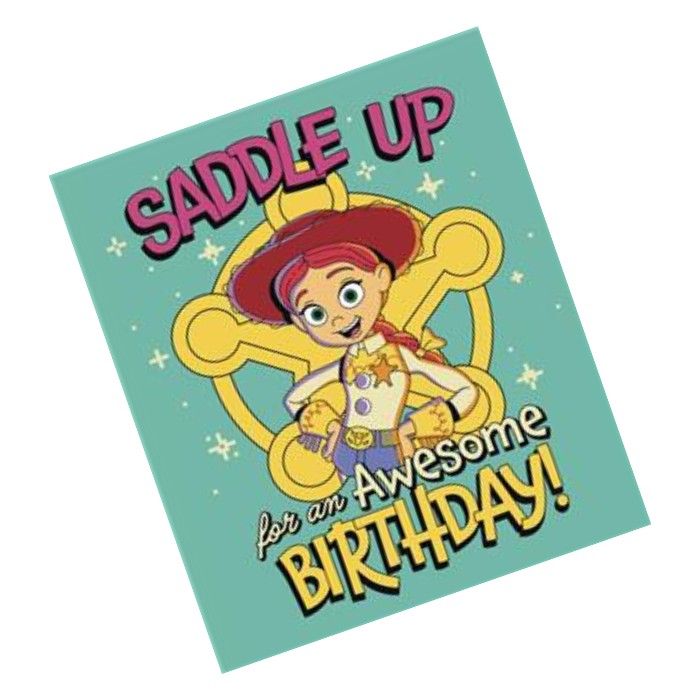 UK Greetings - Toy Story 5 Jessie Saddle Up Blank Greeting Card