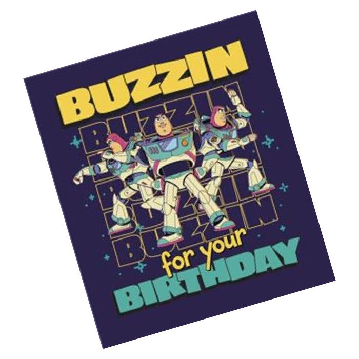 UK Greetings - Toy Story 5 Buzz Lightyear Buzzin Blank Greeting Card