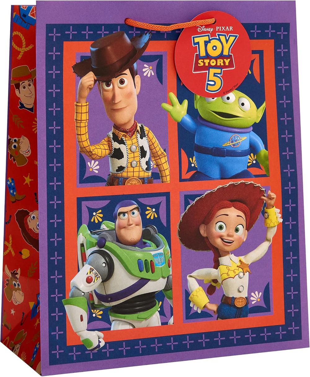 Uk Greetings - Toy Story 5 Gift Bag - Large