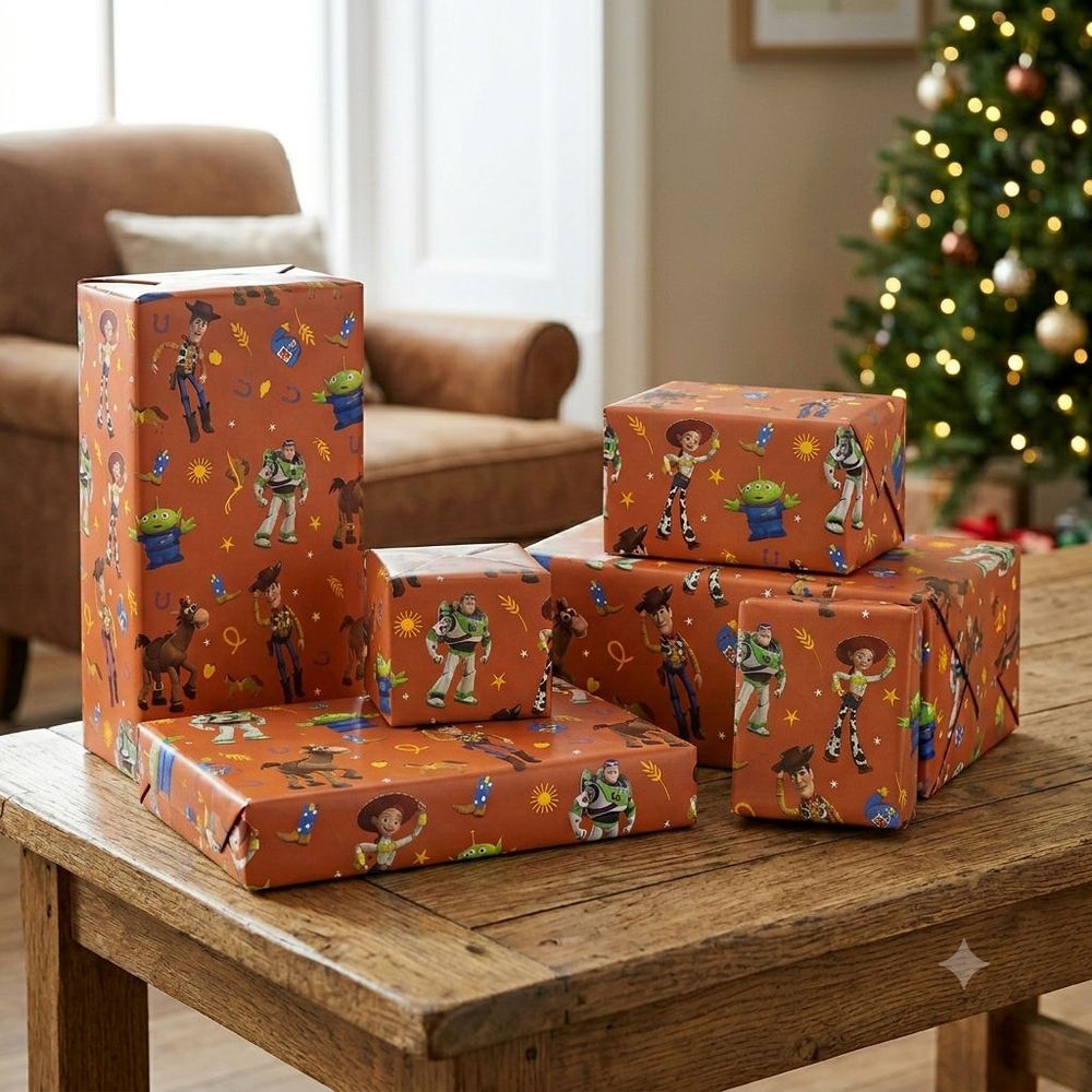 UK Greetings - Toy Story 5 Gift Wrap Roll - 2 m