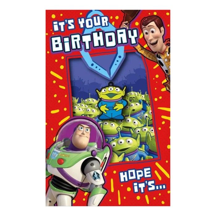 UK Greetings - Toy Story 5 Happy Birthday Son Card With Keepsake