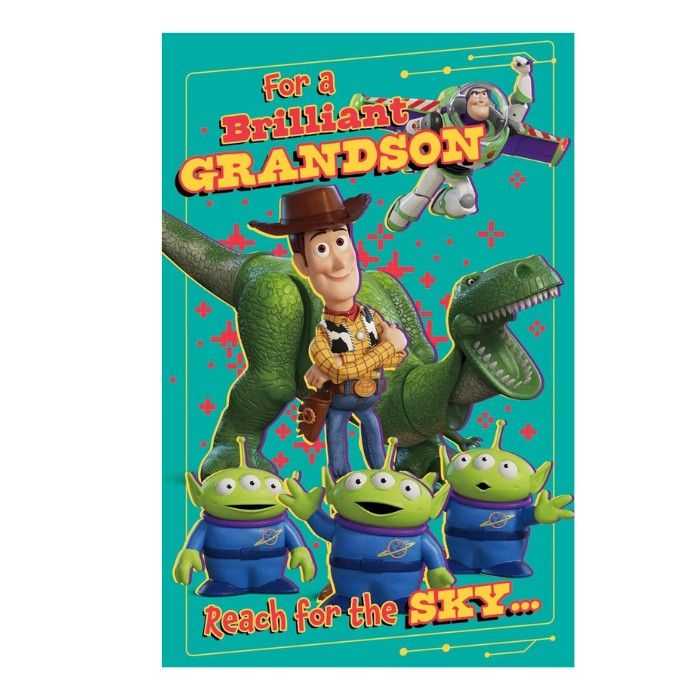 UK Greetings - Toy Story 5 Grandson Rex Pop Up Birthday Card