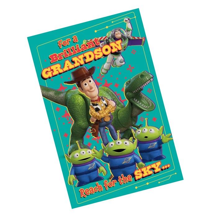 UK Greetings - Toy Story 5 Grandson Rex Pop Up Birthday Card