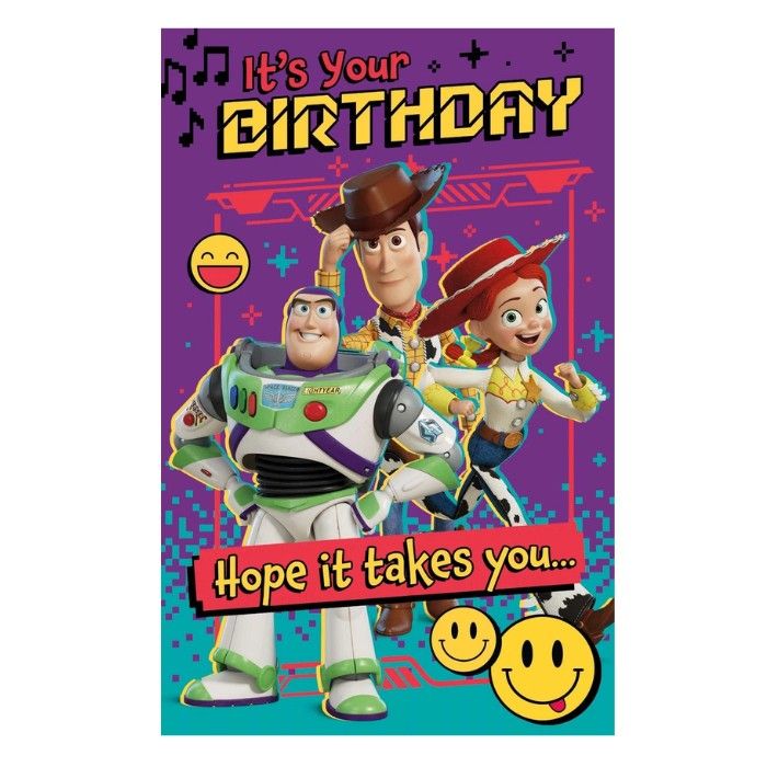 UK Greetings - Toy Story 5 Happy Birthday Nephew Greeting Card