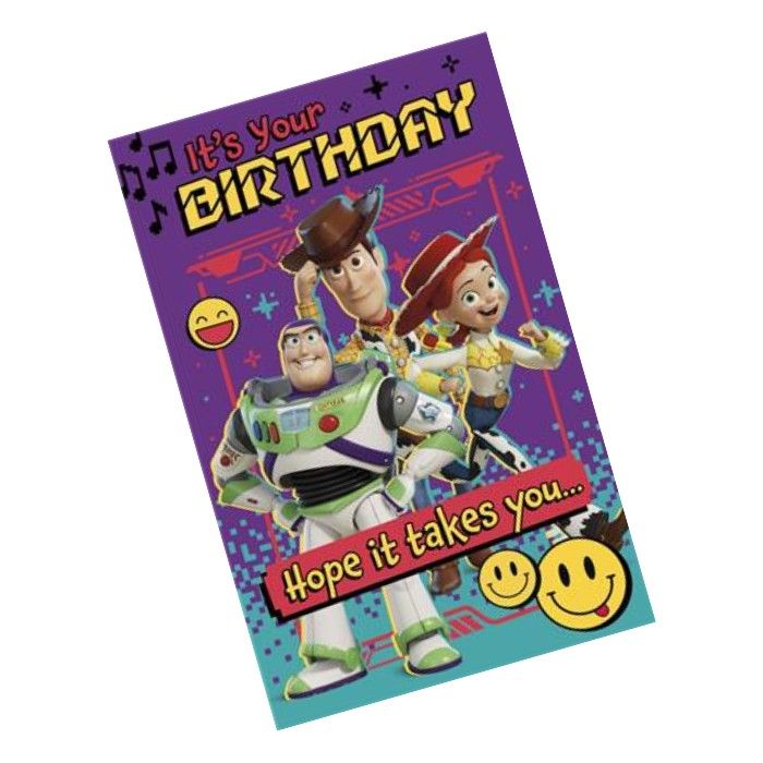 UK Greetings - Toy Story 5 Buzz Lightyear Pop Up Birthday Card