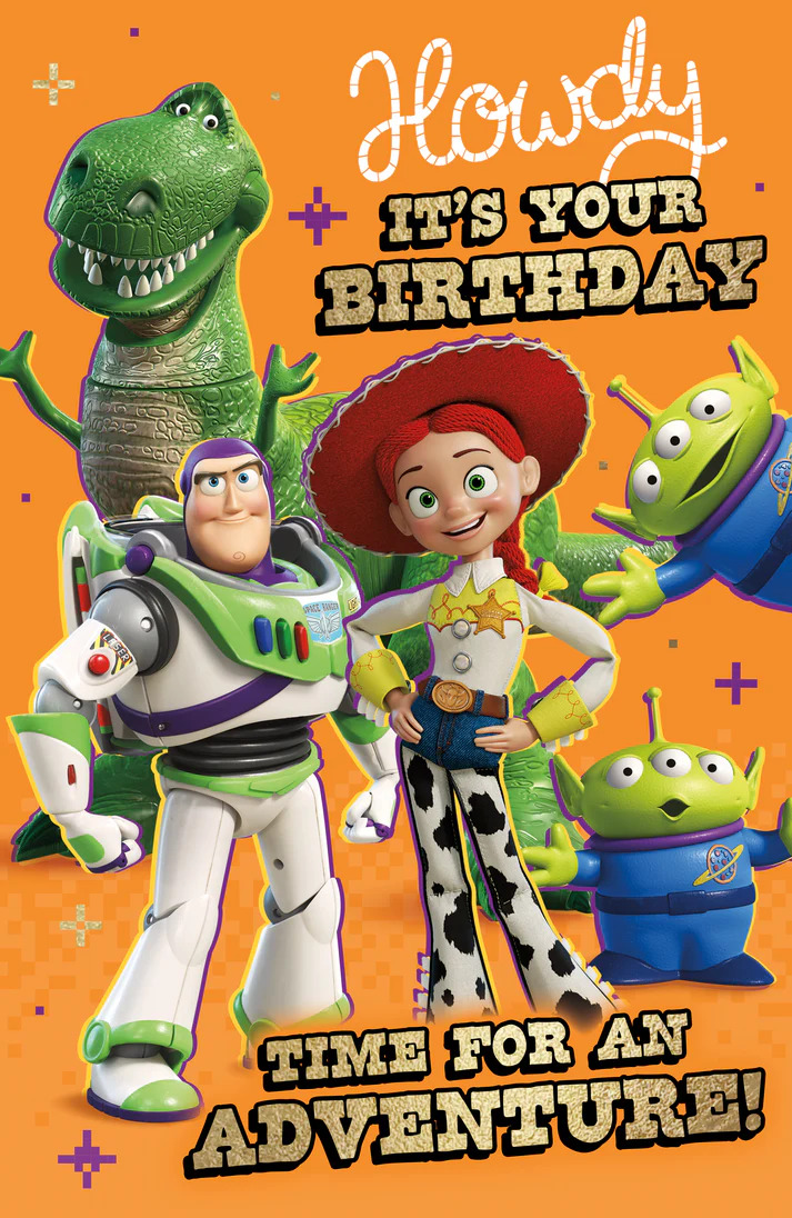 Uk Greetings - Toy Story 5 Happy Birthday Greeting Card