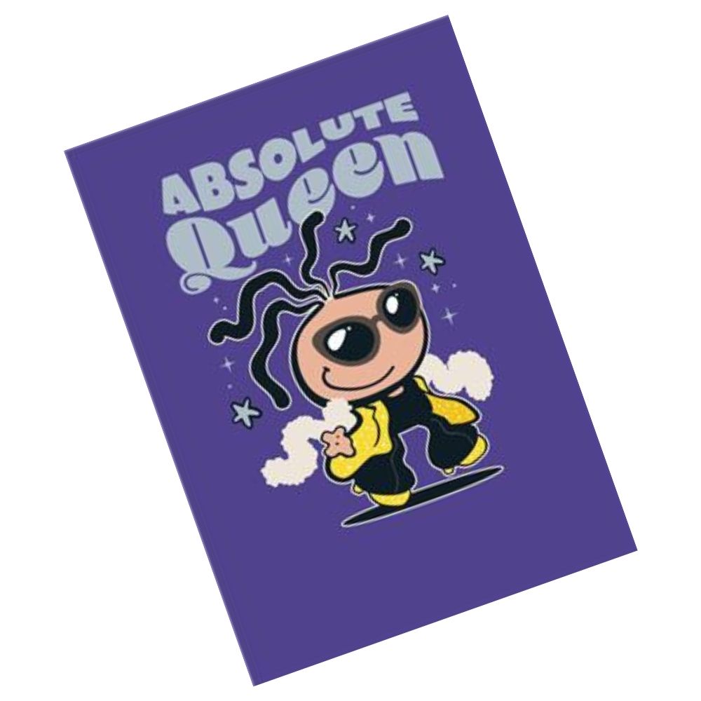 UK Greetings - Bubblegum Blank Absolute Queen Greeting Card