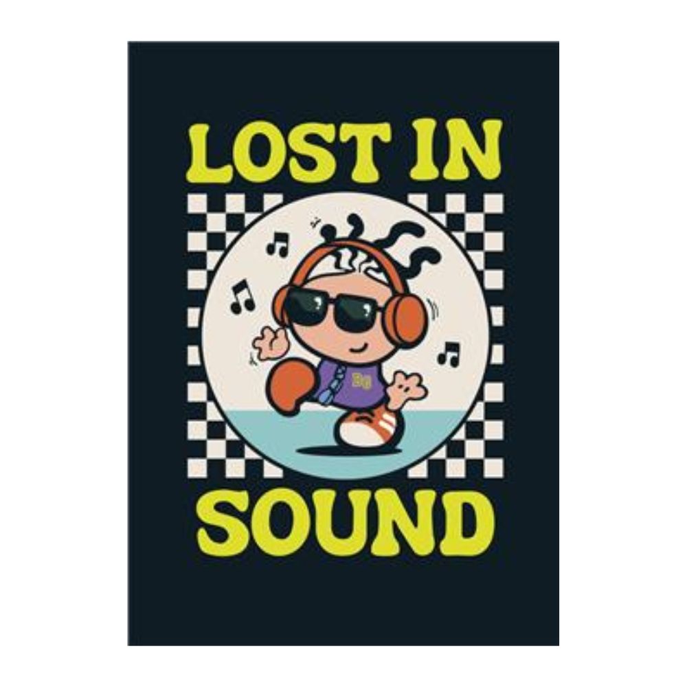UK Greetings - Bubblegum Blank Lost In Sound Greeting Card