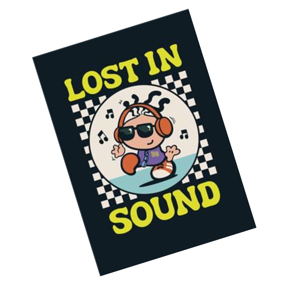 UK Greetings - Bubblegum Blank Lost In Sound Greeting Card