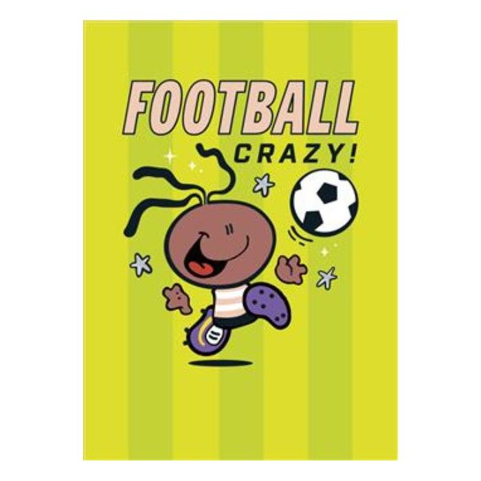 UK Greetings - Bubblegum Blank Football Player Greeting Card