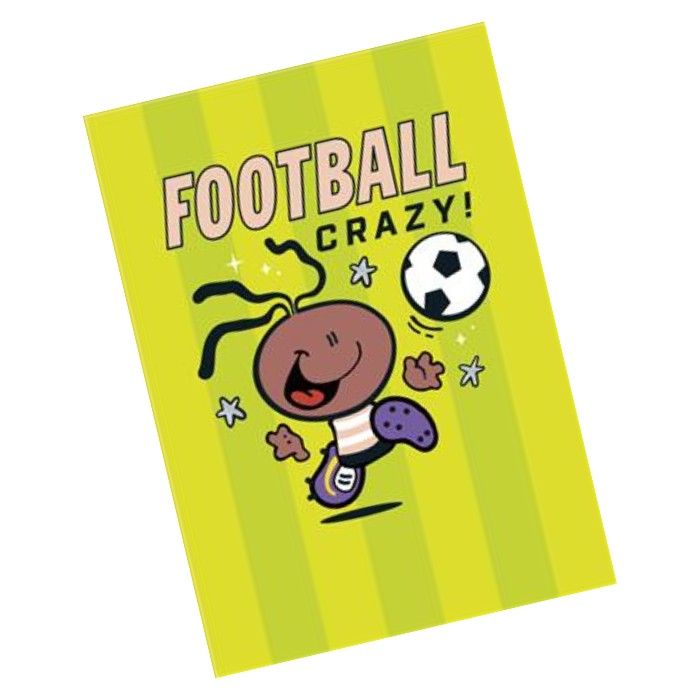UK Greetings - Bubblegum Blank Football Player Greeting Card