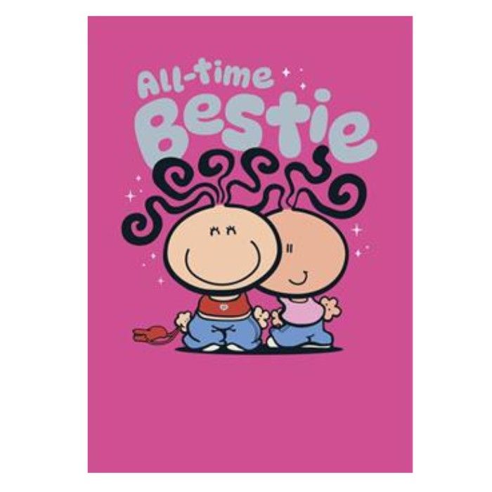 UK Greetings - Bubblegum Blank All Time Bestie Greeting Card