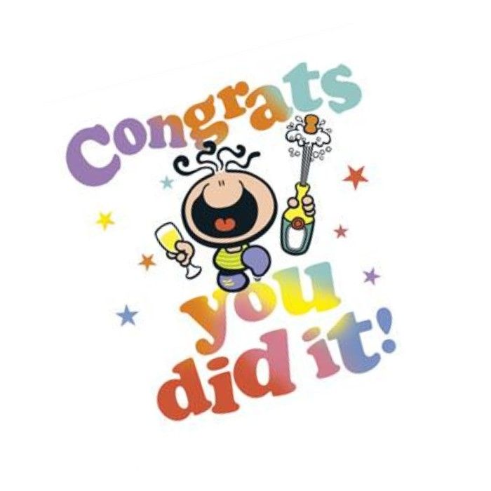 UK Greetings - Bubblegum Blank You Did It Greeting Card