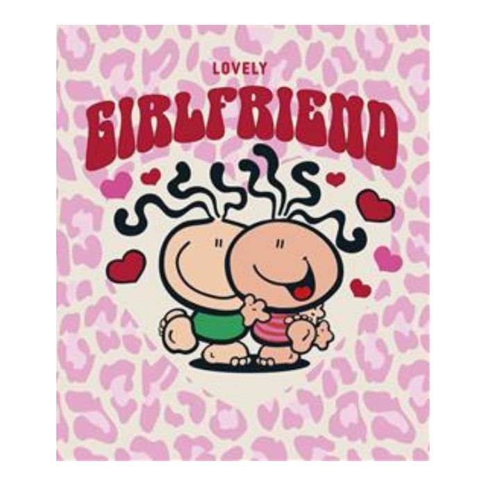 UK Greetings - Bubblegum Happy Birthday Lovely Girlfriend Greeting Card