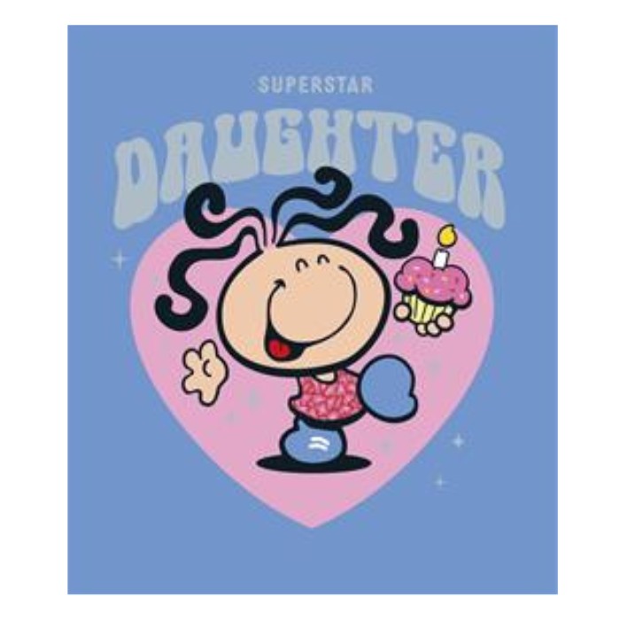 UK Greetings - Bubblegum Happy Birthday Superstar Daughter Greeting Card