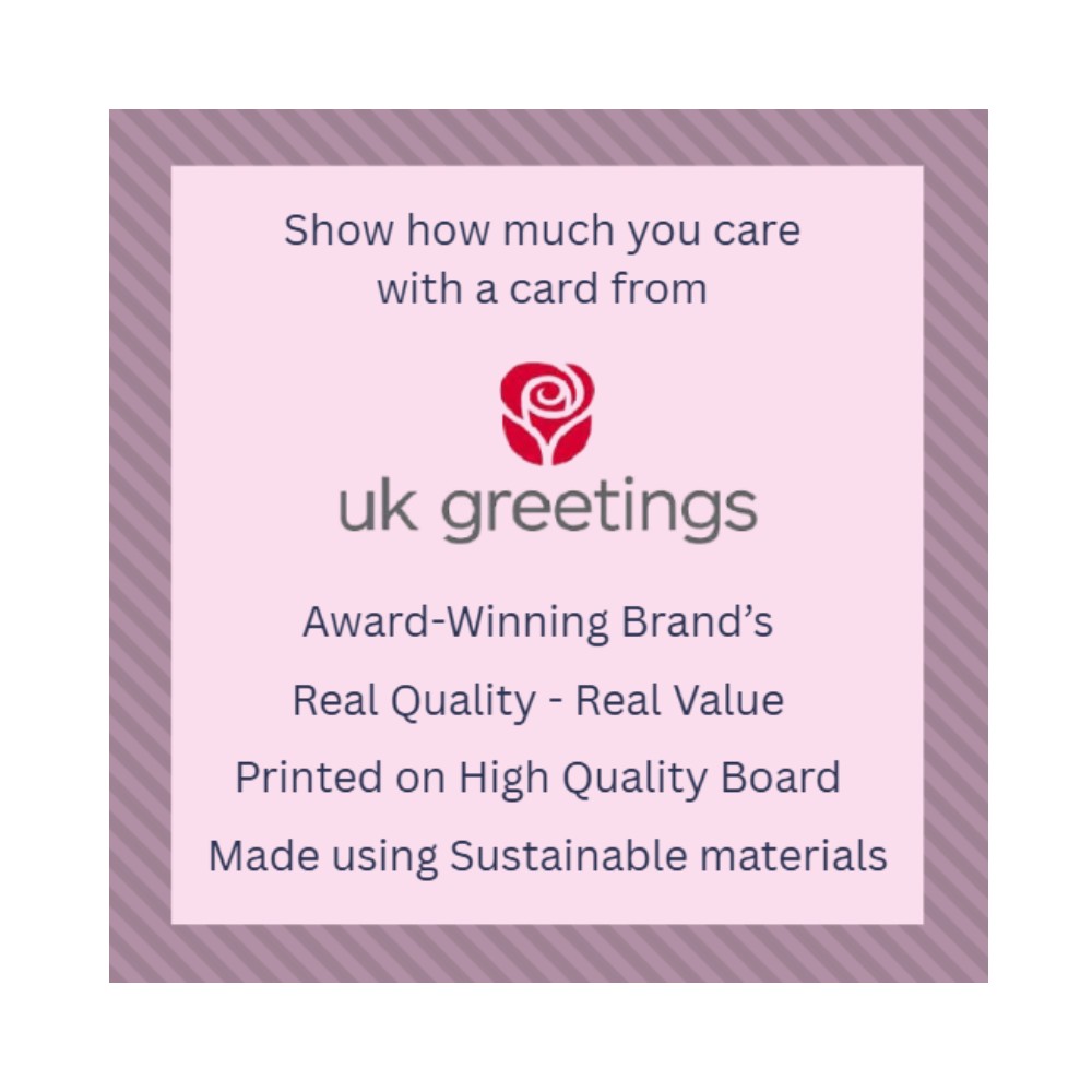 UK Greetings - Bubblegum Happy Birthday Superstar Daughter Greeting Card