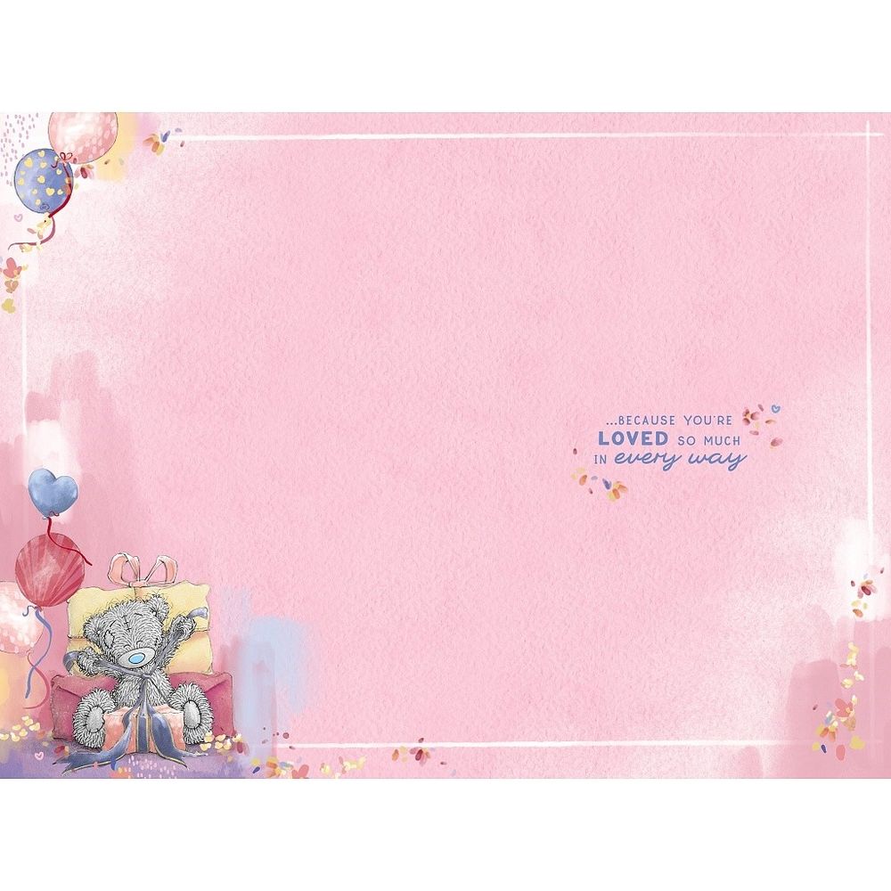 Carte Blanche - Cute Bear Amongst Gifts Birthday Greeting Card - Multicolor