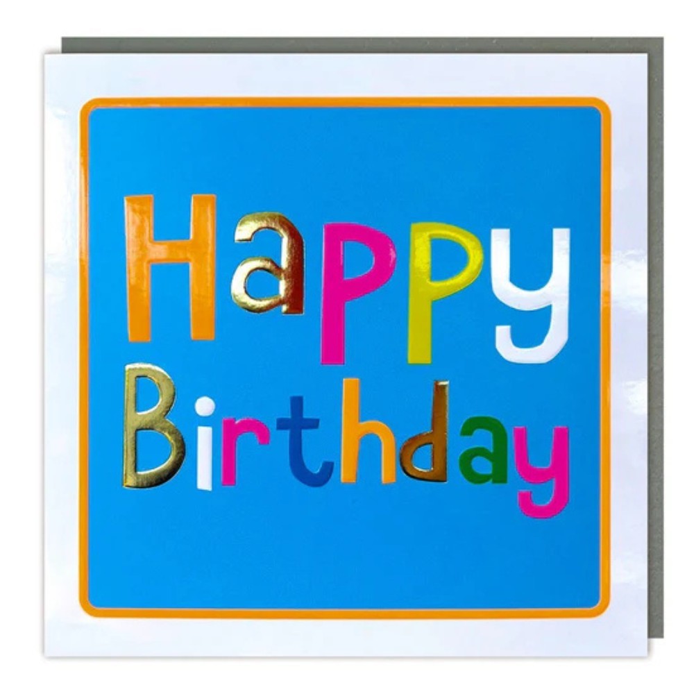 Tracks - Happy Birthday Blank Birthday Card