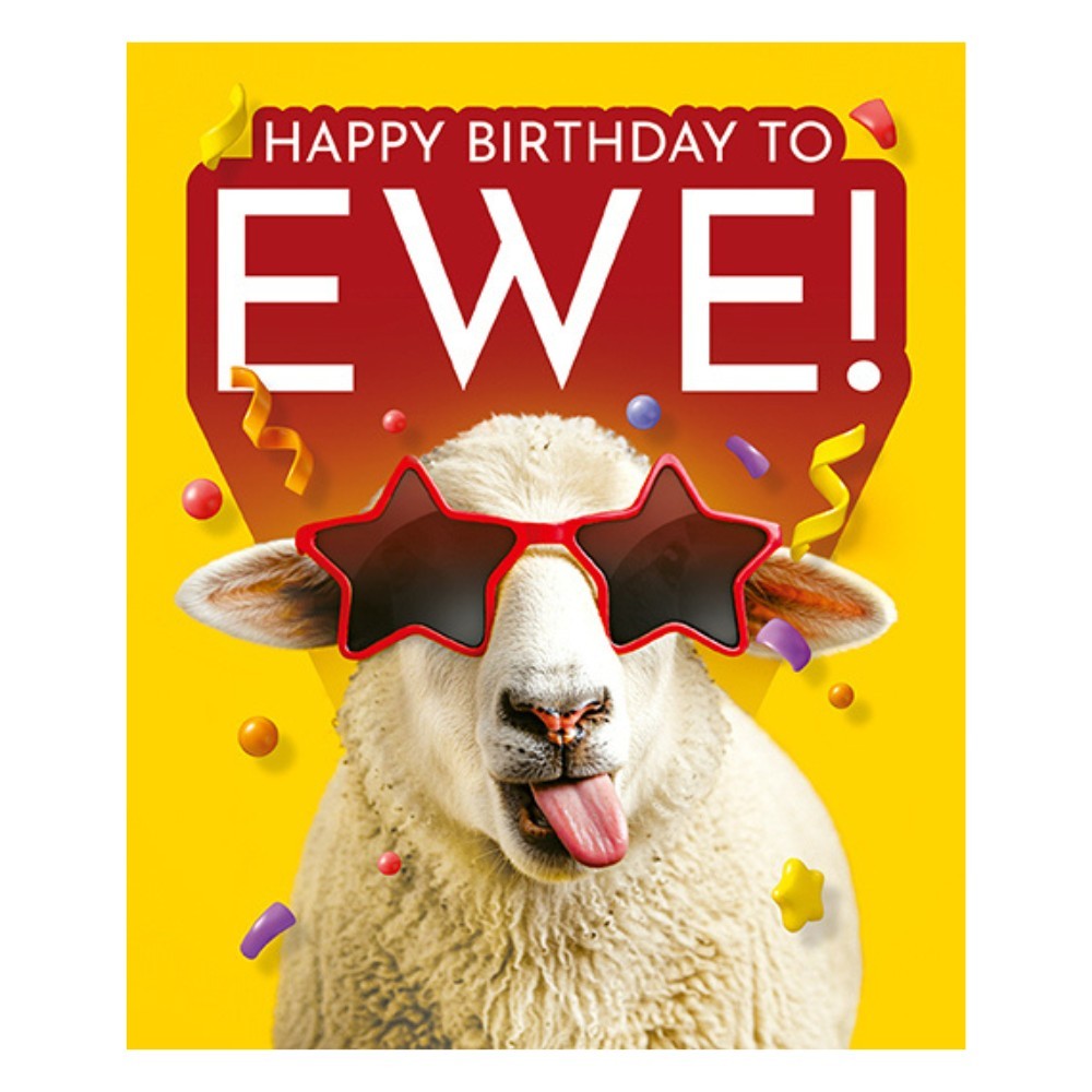 Emotional Rescue - Happy Birthday To Ewe Card