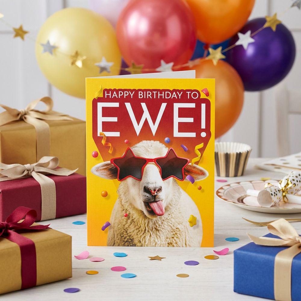 Emotional Rescue - Happy Birthday To Ewe Card
