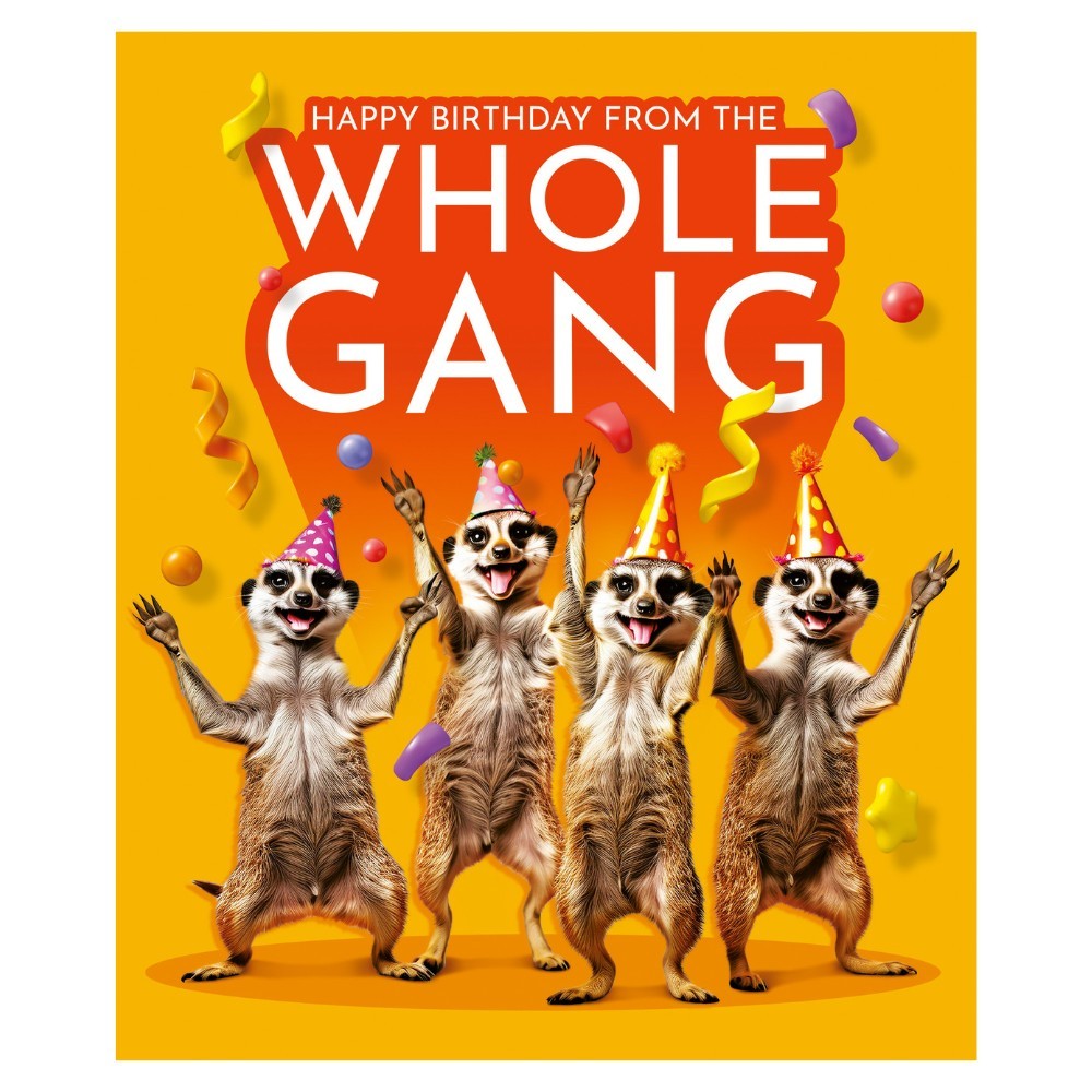 Emotional Rescue - Happy Birthday From The Whole Gang Card
