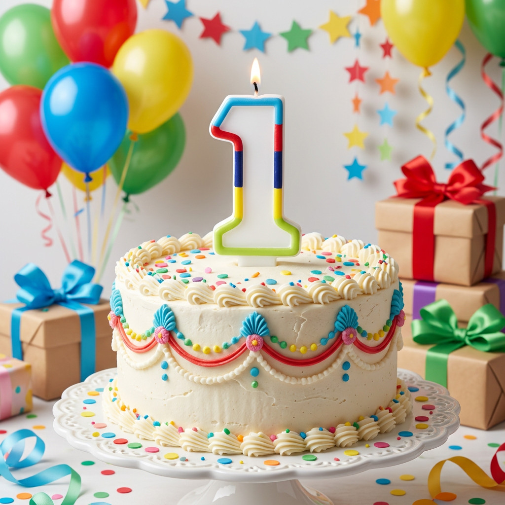 SimonElvin - Number 1 Birthday Candle