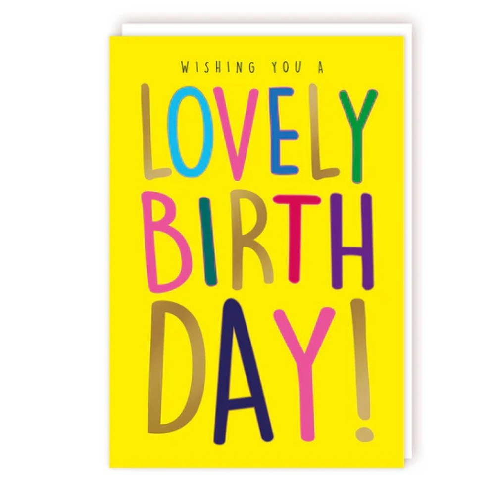 Tracks - Wishing You A Lovely Birthday Card With Envelope