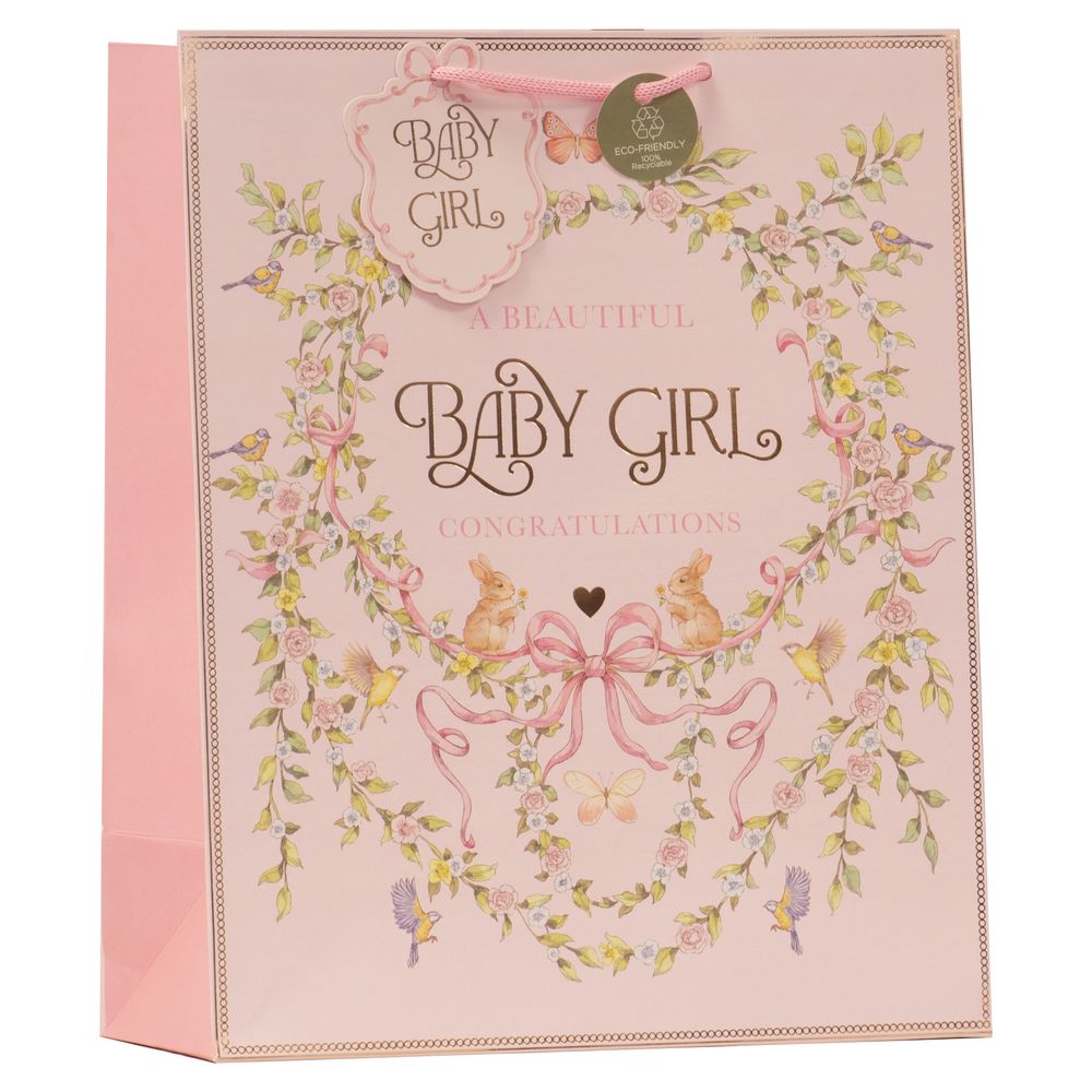 Partisan - Baby Girl Gift Bag - Large - Pink