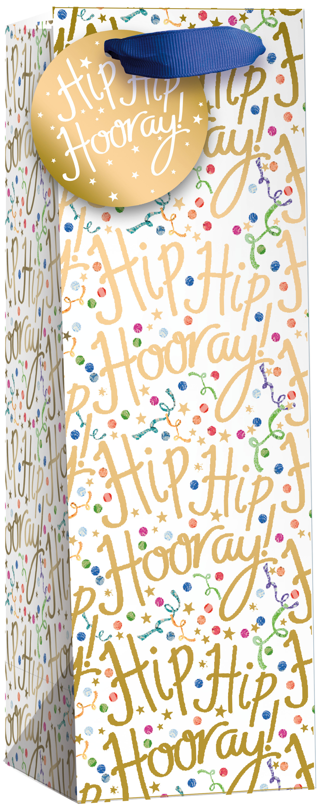 SimonElvin - Hip Hip Hooray Bottle Gift Bag