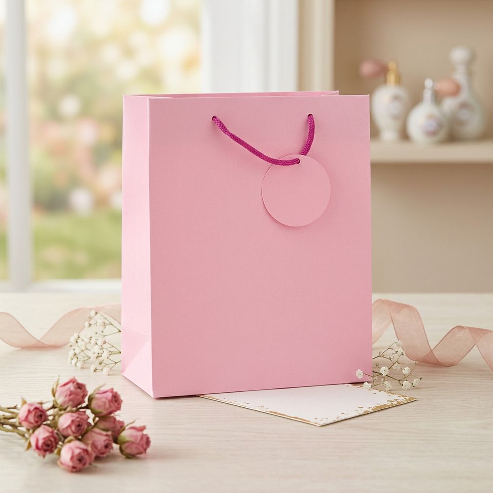 SimonElvin - Solid Gift Bag - Large - Pink